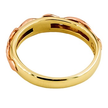 9ct gold 2-tone Clogau Band Ring size O